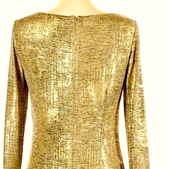 VINCE CAMUTO METALLIC JACQUARD SHEATH DRESS 6 NWT - Picture 5 of 15